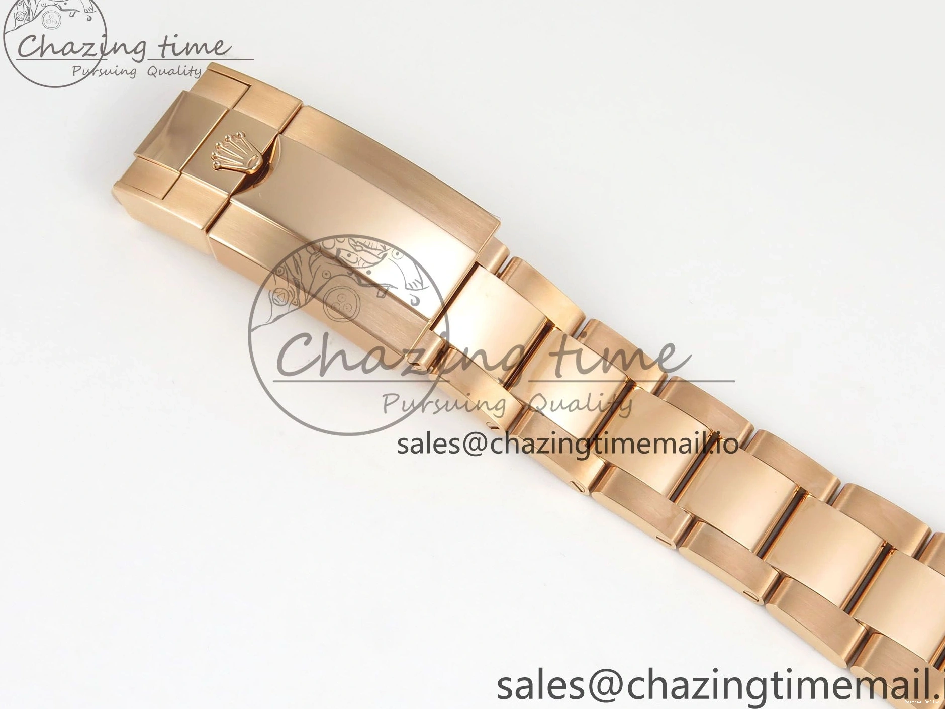 0203 FlexibleFit Daytona 116595 RBOW Rainbow IPKF Best Edition Black RG Dial on RG Bracelet DD 276